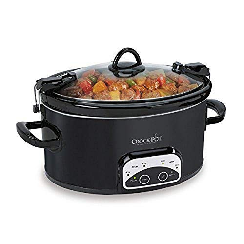 Crock-Pot Programmable 6 Quart Slow Cooker - Black | Amazon (US)