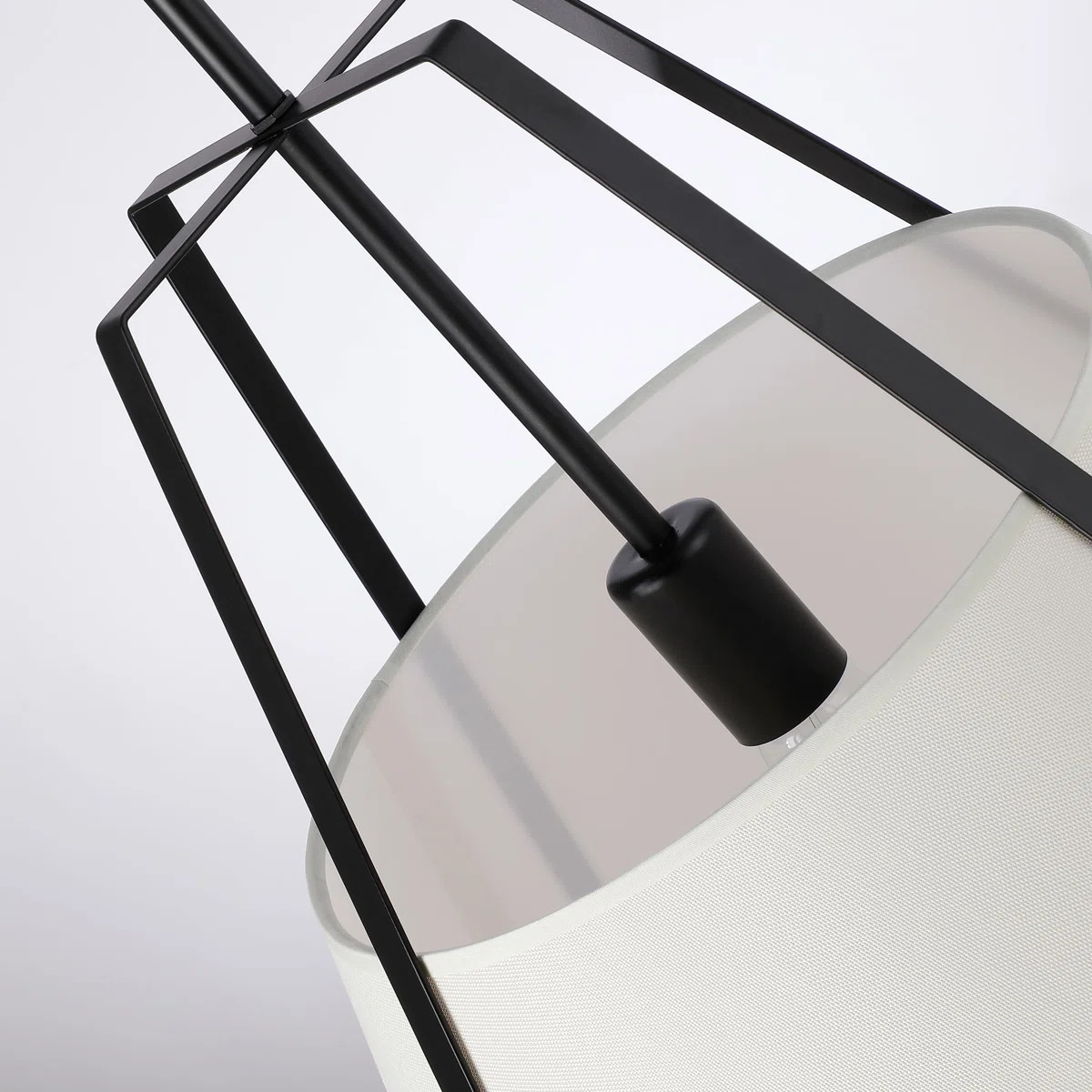 Ellrich Fabric Cone 18" Wide With Metal Chandelier Timeless Elegant Dining Room | Wayfair North America