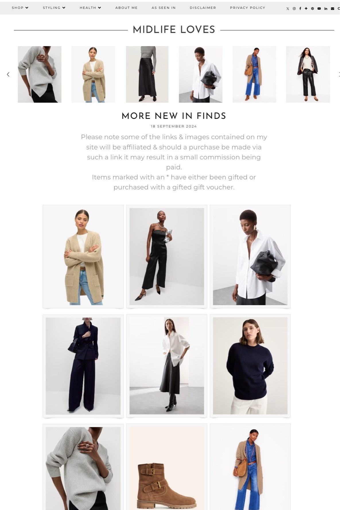 New in finds for Autumn
.


#LTKover50style #LTKautumn #LTKeurope