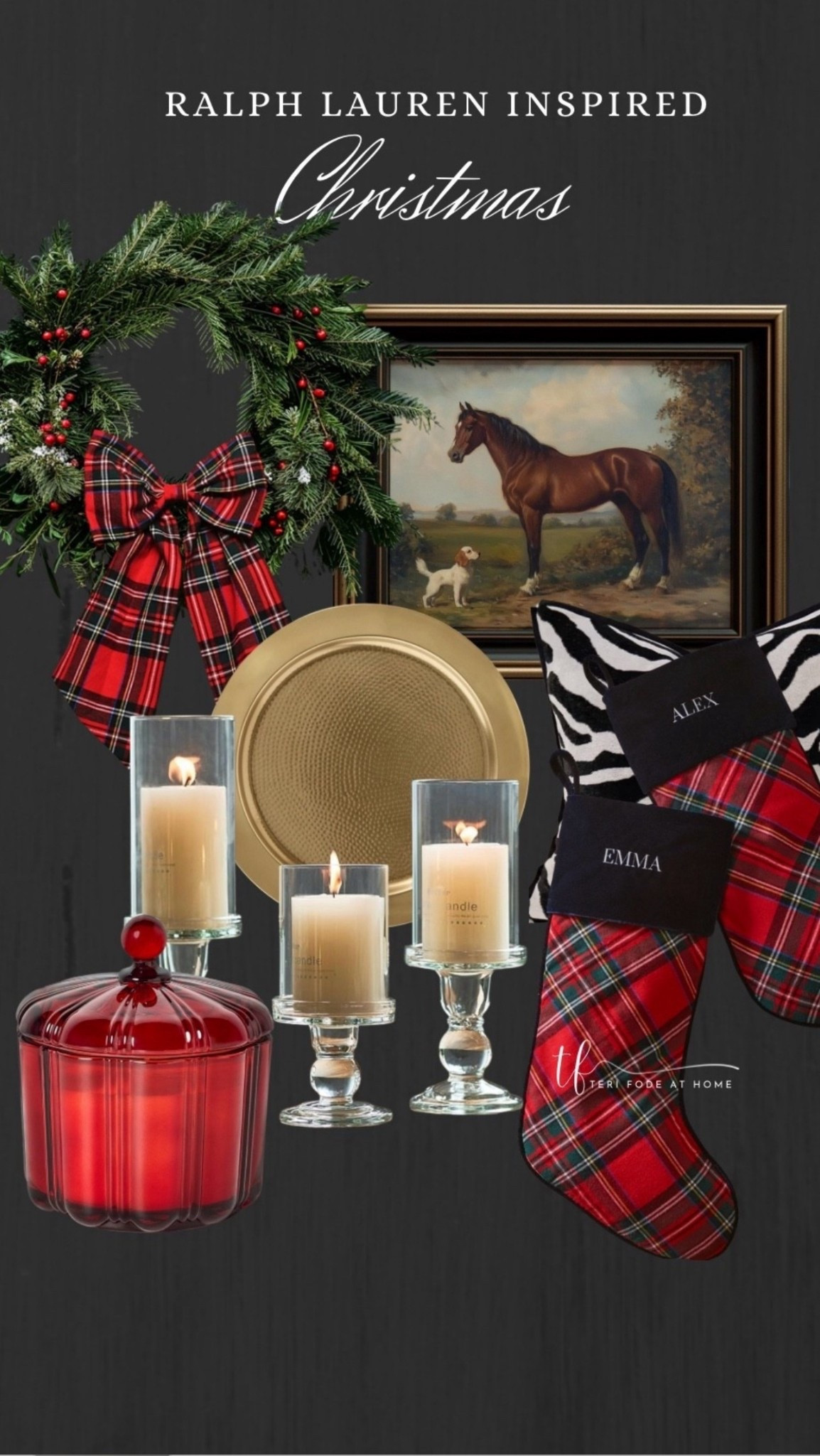 Ralph Lauren inspired Christmas with classic red tartan! Red tartan stockings, red tartan tablecloth, red tartan napkins, red plaid tablecloth, red plaid napkins, red plaid ribbon, red plaid stockings,

#LTKHoliday #LTKHome #LTKSeasonal
