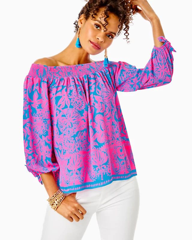 Maryellen Off-The-Shoulder Top | Lilly Pulitzer