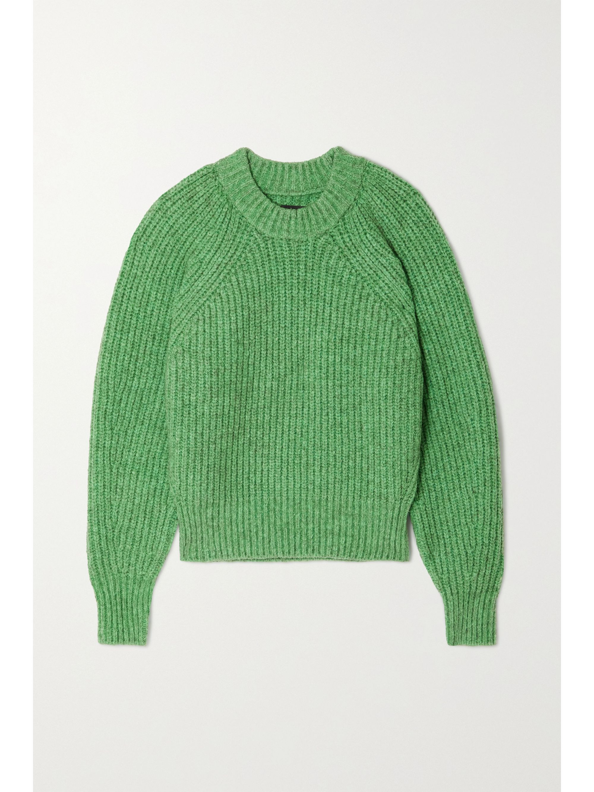Rosy ribbed cotton-blend sweater | NET-A-PORTER (US)