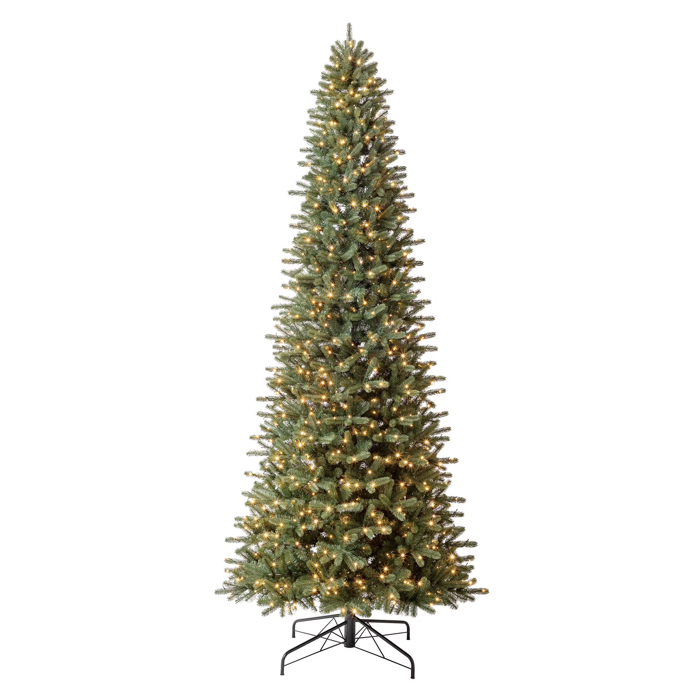 12' Birchwood Fir Prelit Green Artificial Christmas Tree with Warm White Twinkle LED Lights and Quick Set, by Holiday Time | Walmart (US)