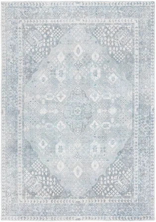 Bungalow Rose Panola Oriental Hand Loom Light Blue Area Rug | Wayfair | Wayfair North America