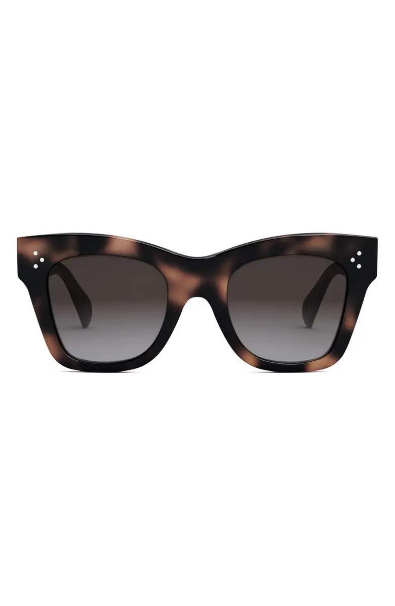 50mm Gradient Small Cat Eye Sunglasses | Nordstrom