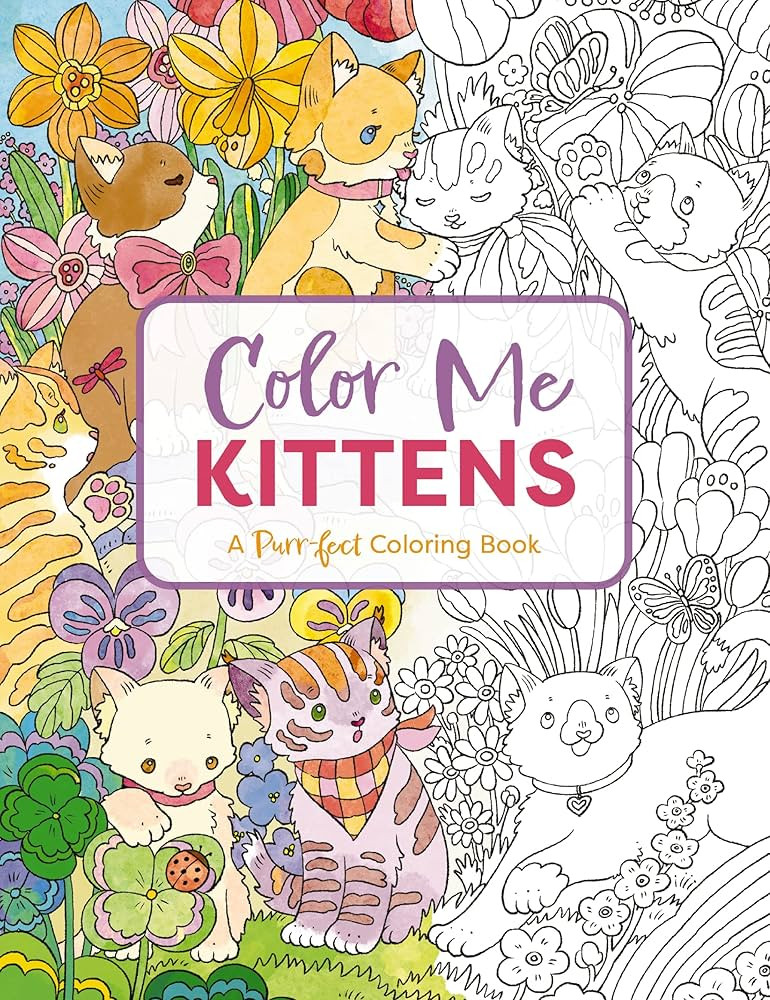 Color Me Kittens: A Purr-fect Adult Coloring Book (Color Me Coloring Books) | Amazon (US)