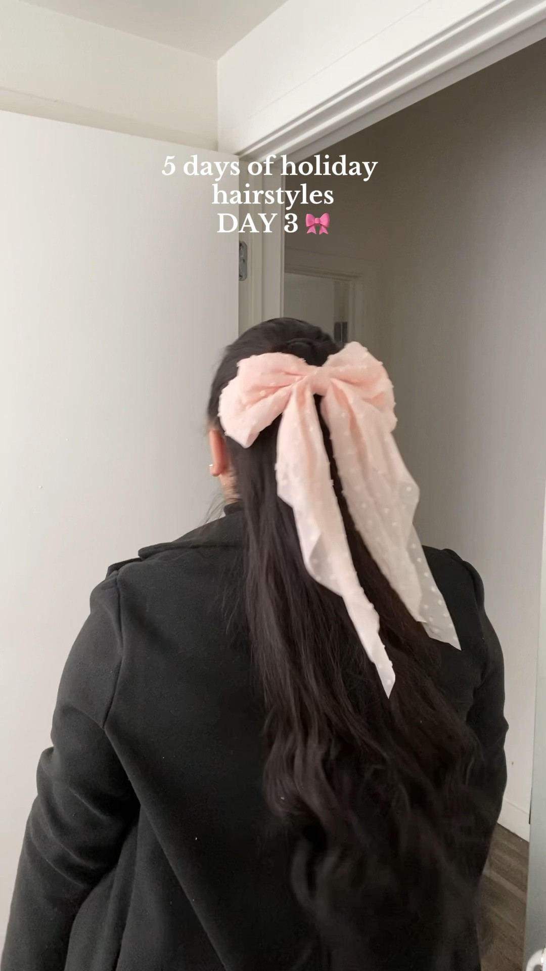 Holiday hairstyle with bow! 🎀🩰

#LTKbeauty #LTKSeasonal #LTKHoliday