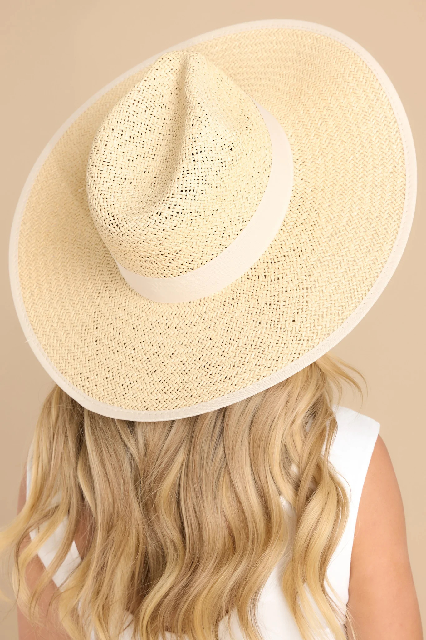 I'll Be Outside Natural Hat | Red Dress 