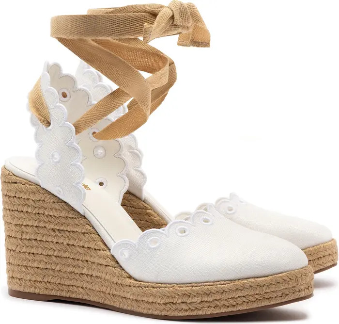 Larroudé Poppy Espadrille Wedge Slingback Pump (Women) | Nordstrom | Nordstrom