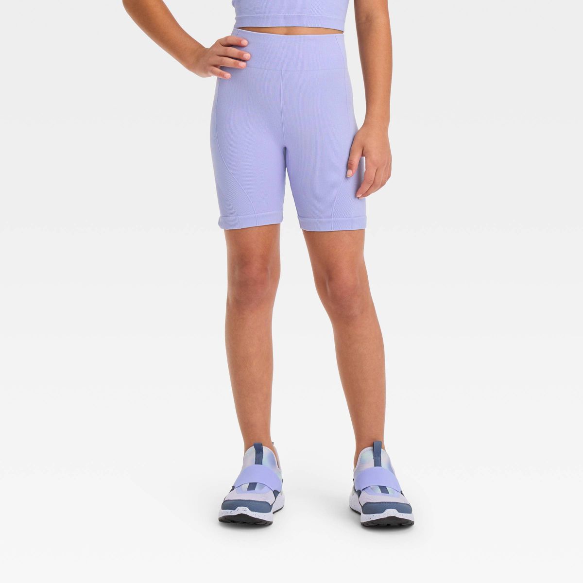 Girls' Seamless Bike Shorts - All in Motion™ | Target