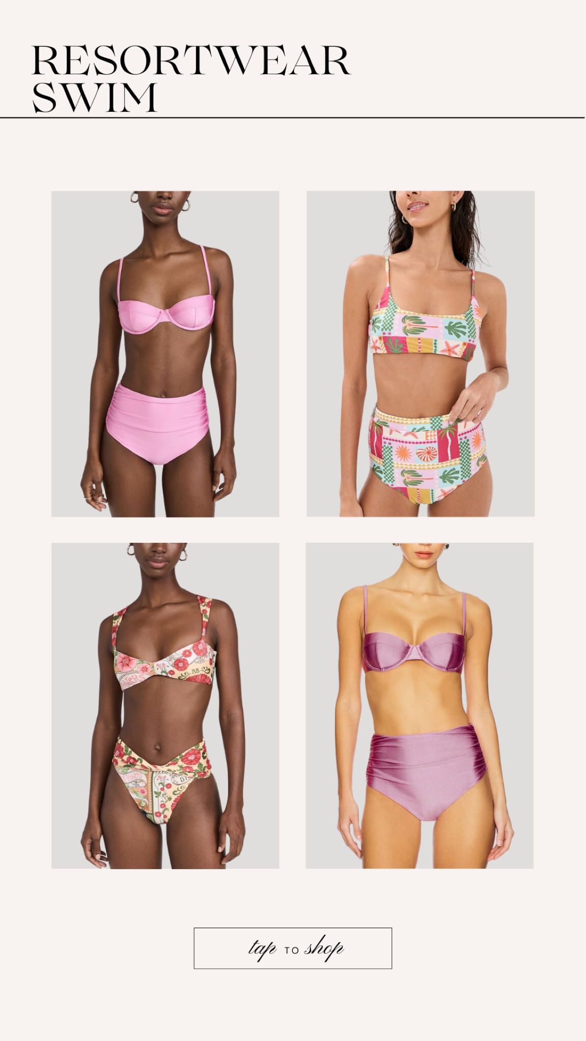 These 4 bikinis are perfect for any upcoming vacation or resortwear look. Obsessed!

#LTKStyleTip #LTKSwim #LTKTravel