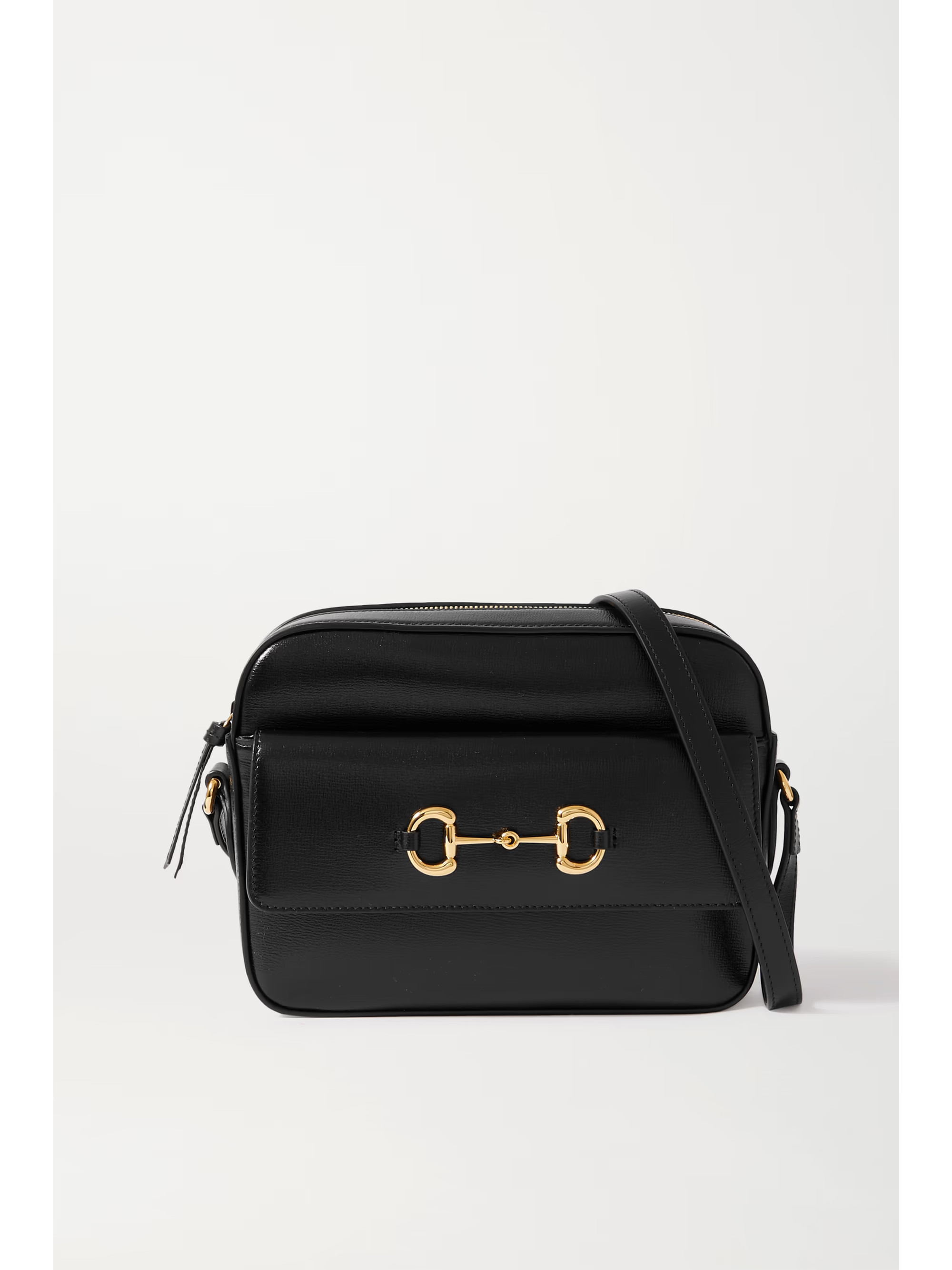 Horsebit 1955 small textured-leather shoulder bag | NET-A-PORTER (UK & EU)