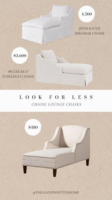 Chaise lounge chair round up! This Wayfair chose has the same lines as these two designer ones! 

I’ll be seeing a slipcover and adding a seat/back cushion to get the same look!

McGee
Jenni kayne home
Wayfair
Living room
Bedroom

#LTKsalealert #LTKFind #LTKhome