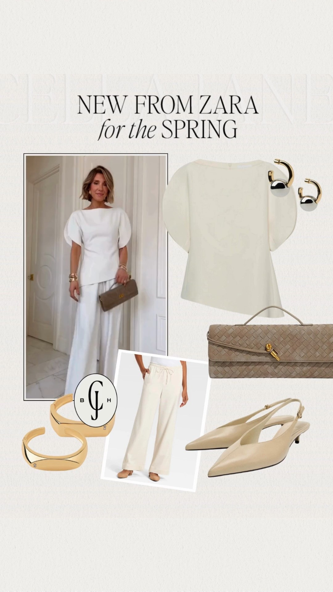 New @Zara arrivals 🤍
Obsessed with this all-white spring look — clean, elevated, and so easy to style.

Sharing my tried-on picks (I’m 5’7”, size S in tops and 2/25 in bottoms for reference).
Everything is linked + runs true to size ✨

#LTKootd