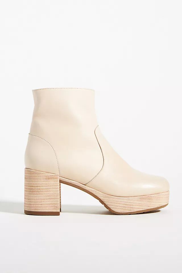 By Anthropologie Leather Platform Boots | Anthropologie (US)