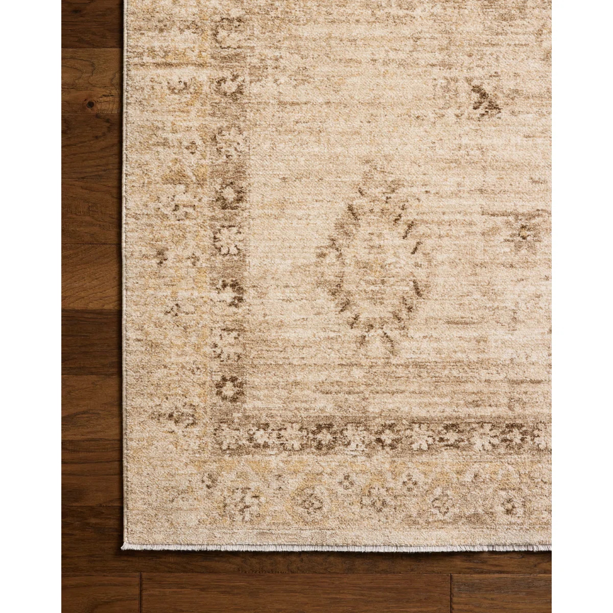 Chris Loves Julia x Loloi Palma Natural / Smoke Area Rug | Wayfair North America