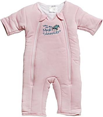 Baby Merlin's Magic Sleepsuit - Swaddle Transition Product - Cotton - Pink - 3-6 Months | Amazon (US)