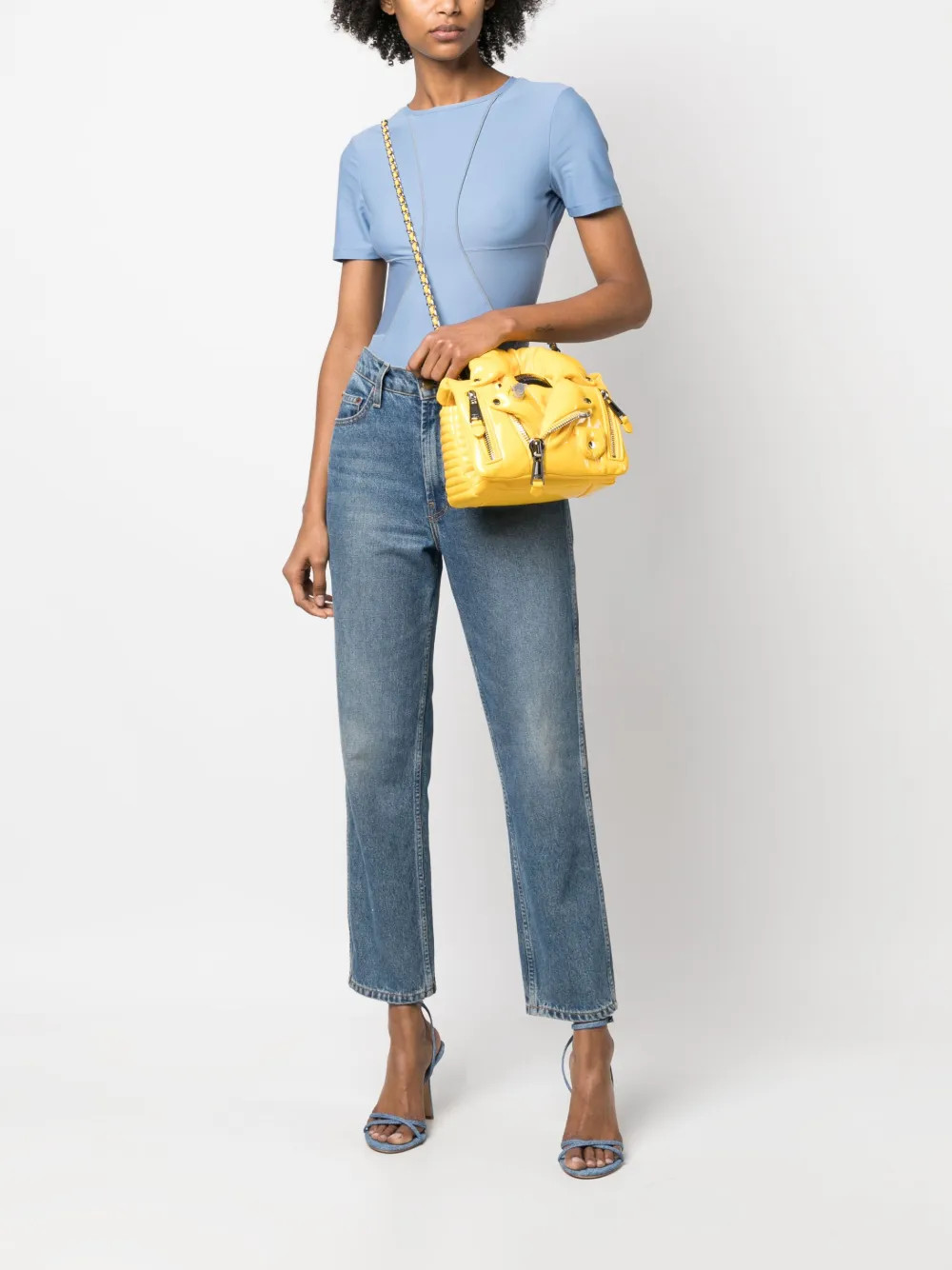 Moschino Bolsa Transversal Biker - Farfetch | Farfetch Global