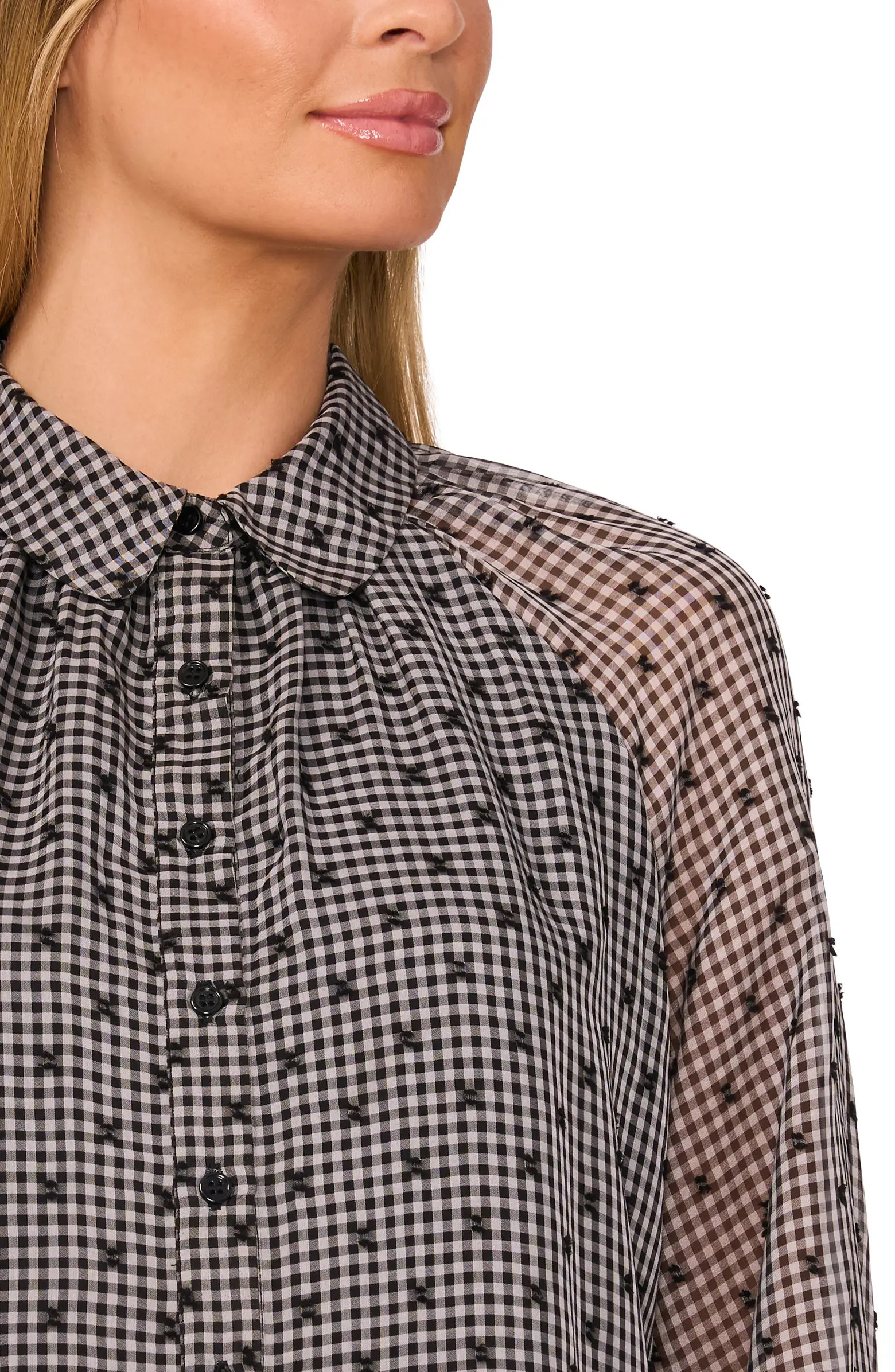 Balloon Sleeve Button-Up Shirt | Nordstrom