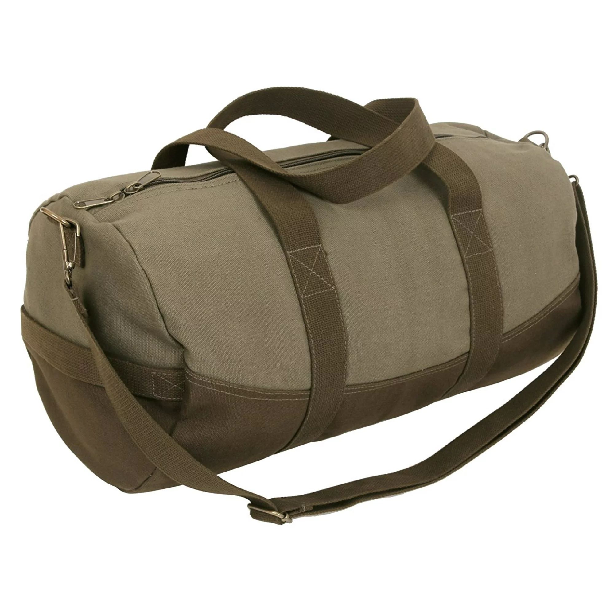 Rothco Two-Tone Canvas Duffle Bag With Brown Bottom | Walmart (US)