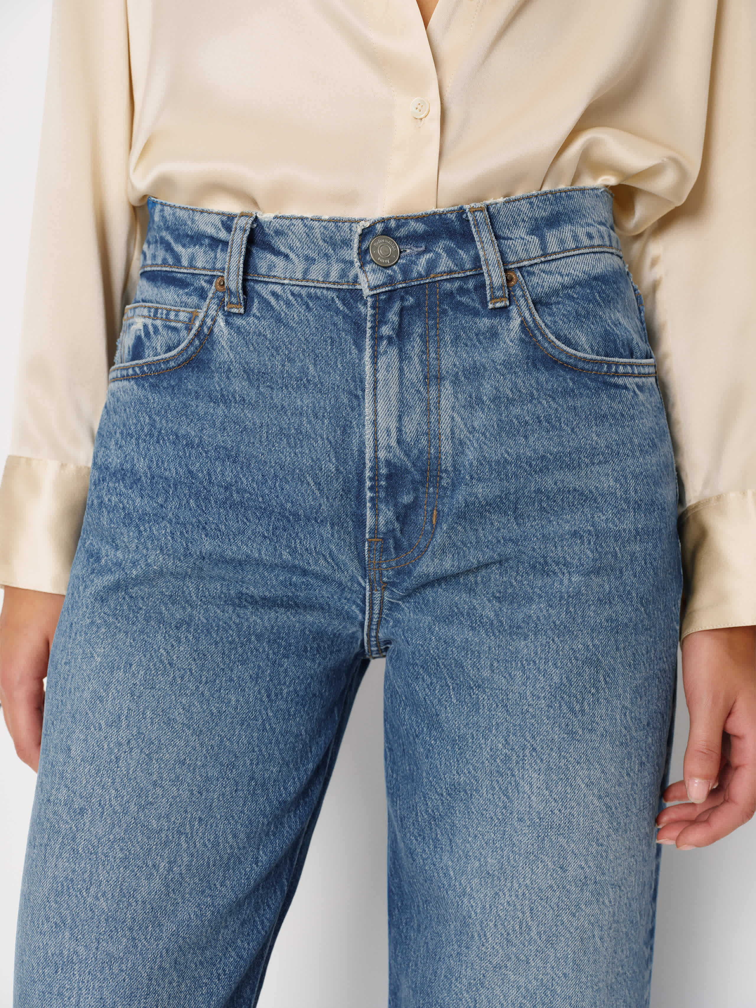 Cary High Rise Slouchy Wide Leg Jeans | Reformation (Global)
