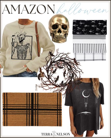 Are you here for the spooky Halloween wear? Amazon is giving me life with these neutral fall Halloween options! 

Love that I can dress comfy cozy while still rocking a lighted bat wreath for the neighborhood! 

#LTKHalloween #LTKSeasonal #LTKbeauty
