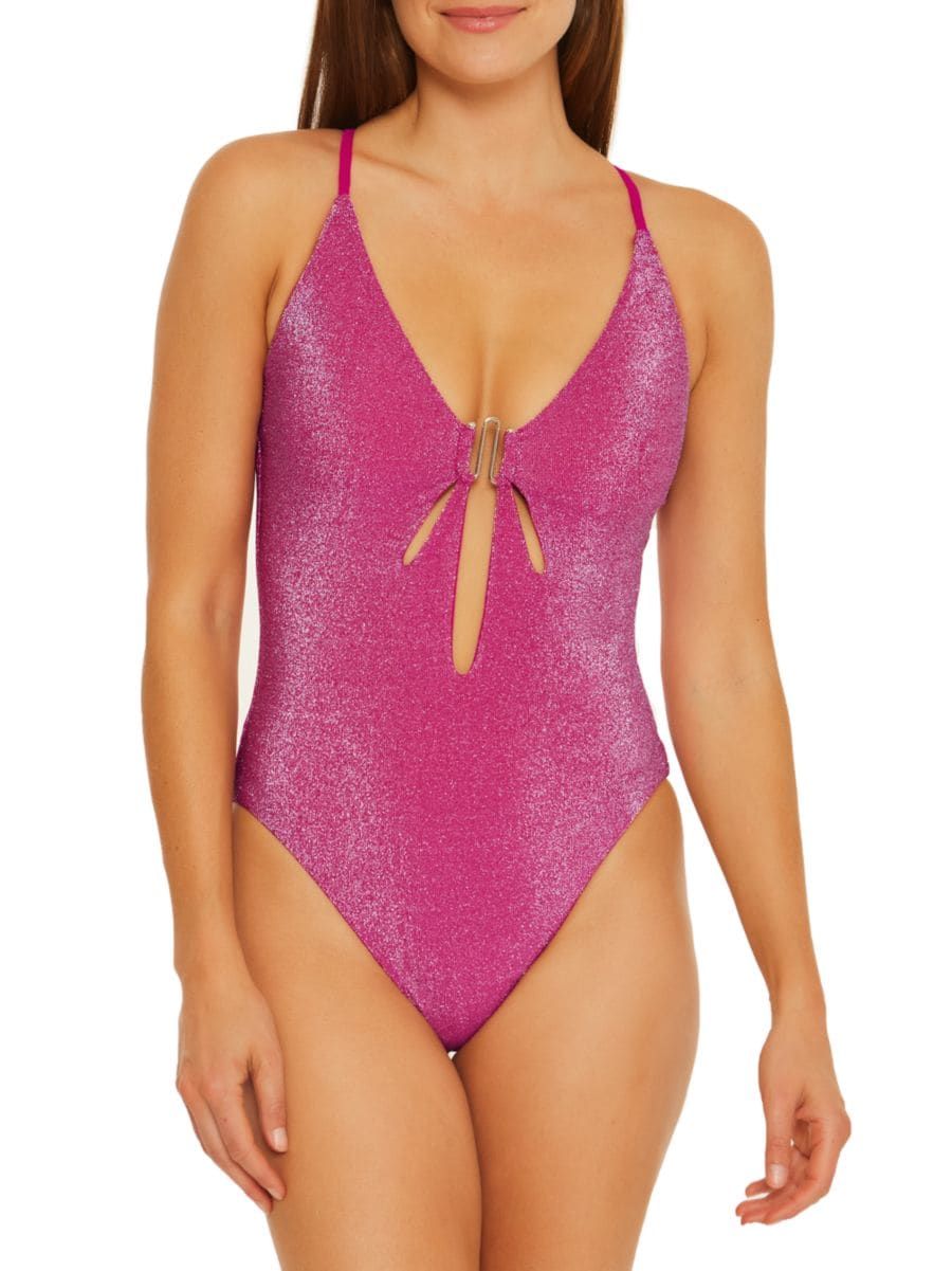 Trina Turk Cosmos Cut-Out One-Piece Swimsuit | Saks Fifth Avenue
