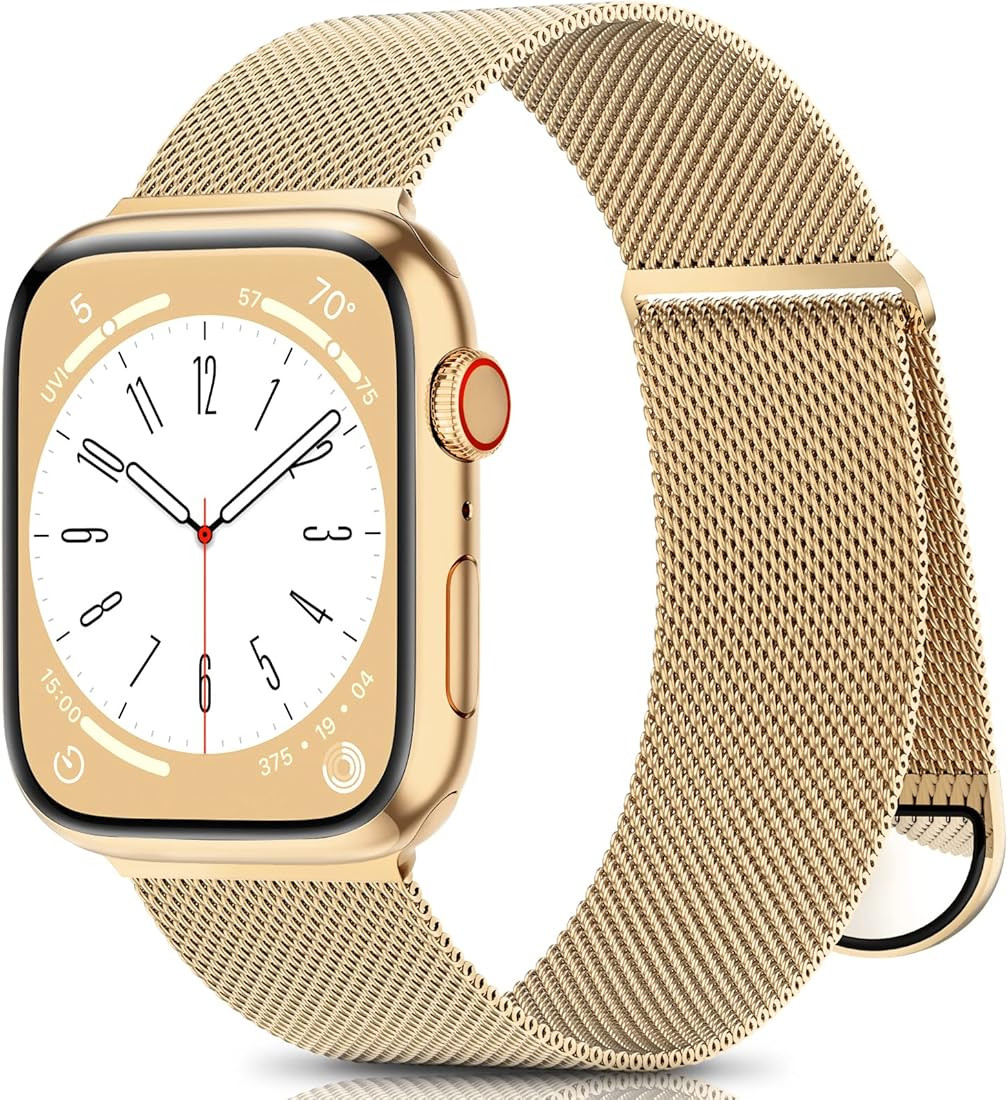 ZALAVER Metal Band Compatible with Apple Watch Bands 38mm 40mm 41mm 42mm 46mm 44mm 45mm 49mm Wome... | Amazon (US)