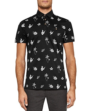 Ted Baker Midge Tropical Print Polo Shirt | Bloomingdale's (US)