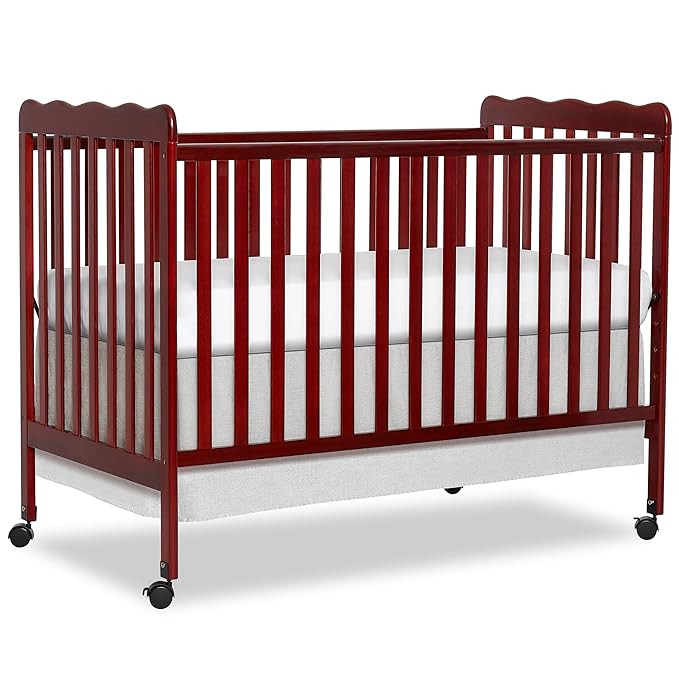 Dream On Me Carson Classic 3-In-1 Convertible Crib In Cherry GreenGuard Gold & JPMA Certified Bab... | Amazon (US)