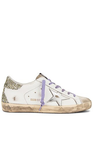 Superstar Sneaker in White, Ice, Silver, & Light Green | Revolve Clothing (Global)