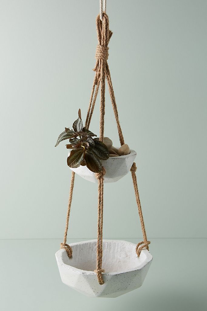 Jami Two-Tier Hanging Planter | Anthropologie (US)