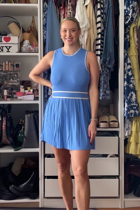 Pleated summer tennis dress 

#LTKMidsize #LTKStyleTip #LTKFindsUnder100