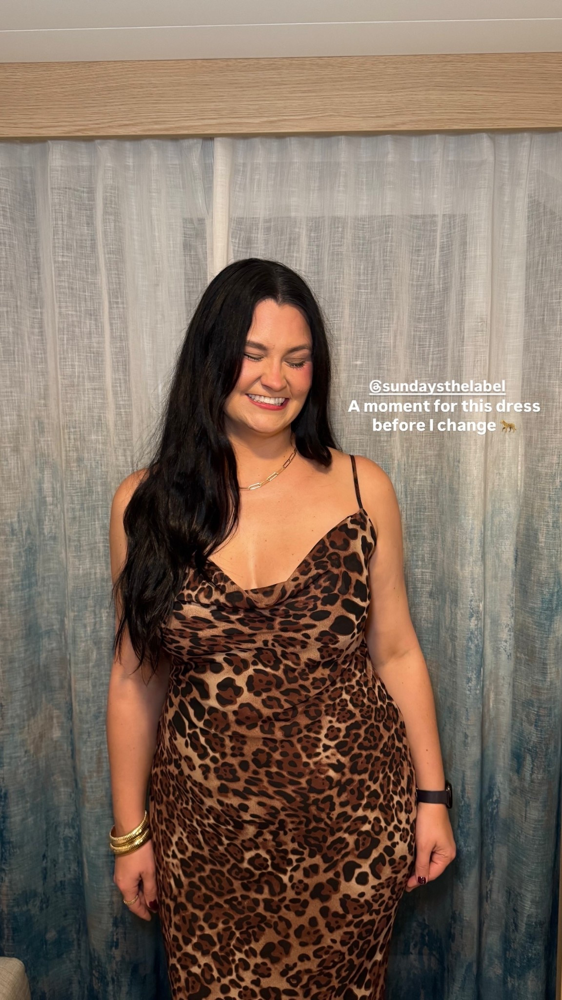 A moment for this dress before I change 🐆 @sundaysthelabel  @revolve  @royalcaribbean leopard dress

#LTKTravel #LTKootd