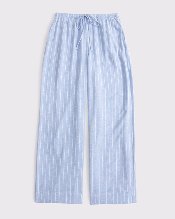 Linen-Blend Pull-On Pant | Abercrombie & Fitch (US)