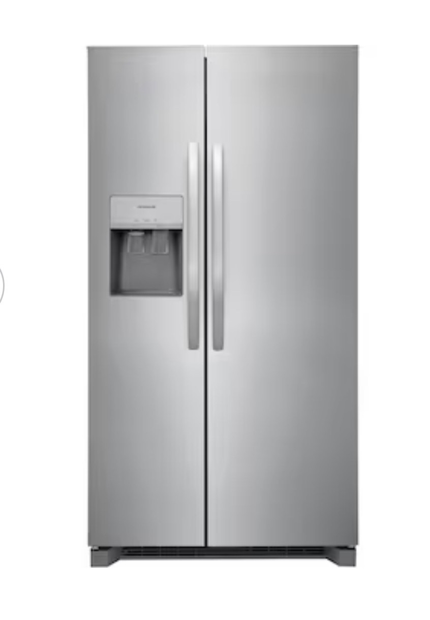 Frigidaire 25.6-cu ft Side-by-Side Refrigerator with Ice Maker, Water and Ice Dispenser (Fingerprint Resistant)

#LTKFamily #LTKSaleAlert #LTKHome