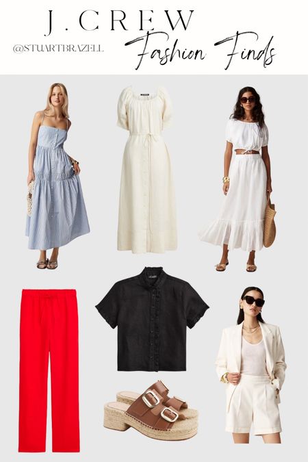 J.crew summer fashion finds, outfit ideas for summer, summer style, casual chic summer fashion 

#LTKStyleTip