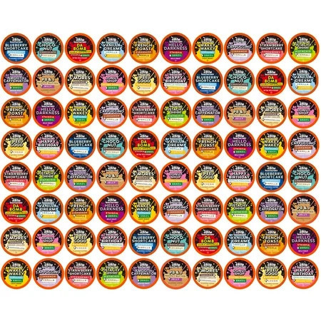 Java Factory Coffee Pods Compatible with K Cup Brewers Including 2.0, Assorted Variety Pack, 80 Count | Walmart (US)