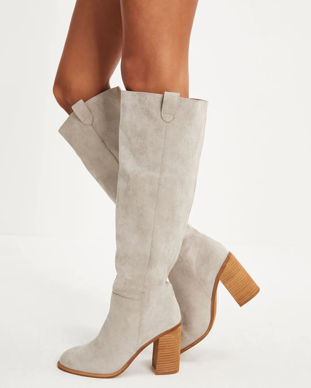 Saint Slouch Boot - Light Grey | VICI Collection
