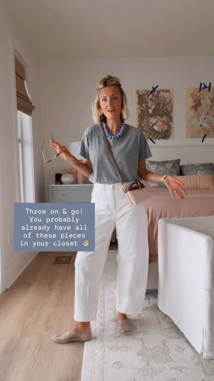 You can’t go wrong with these wardrobe staples! Endless ways to style! Wearing S/4. 

Loverly Grey, Target find, Target fashion, gray tee outfit, white barrel denim outfit, white barrel jeans outfit, closet staples

#LTKSeasonal #LTKootd