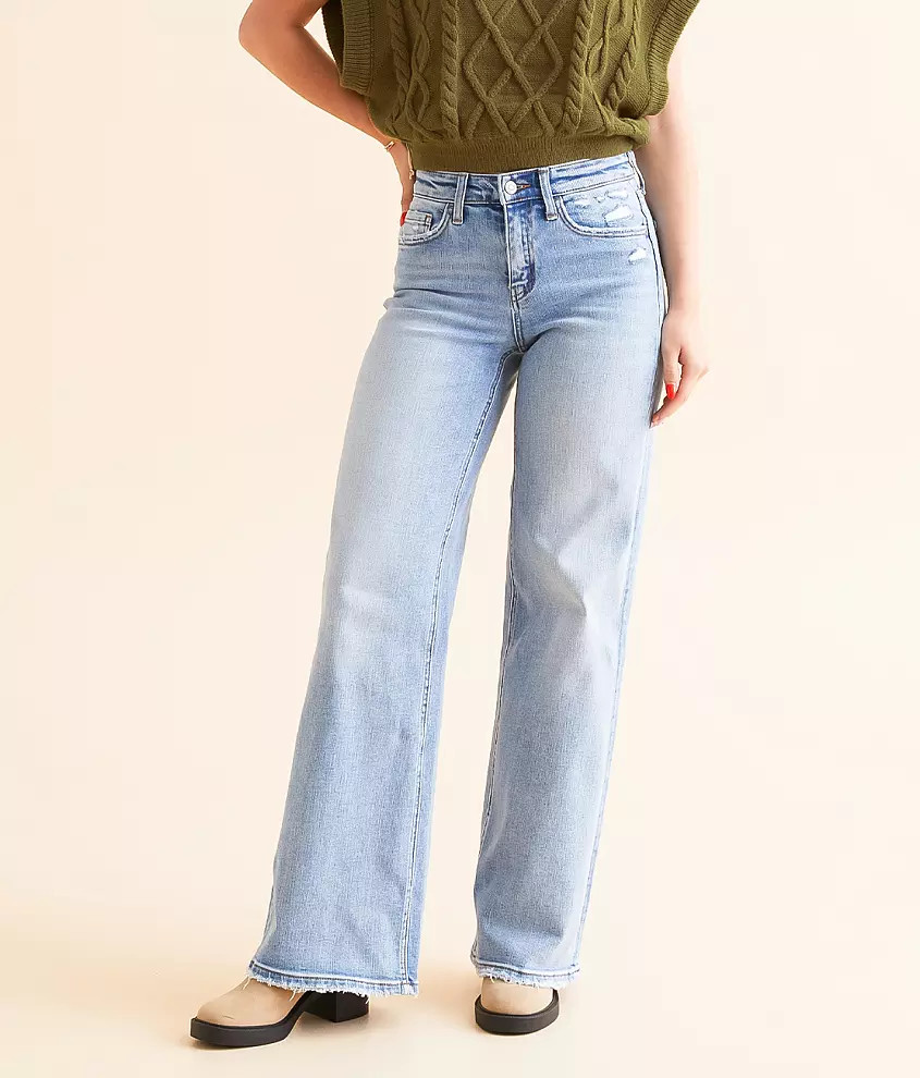 Wide Leg Stretch Jean | Buckle