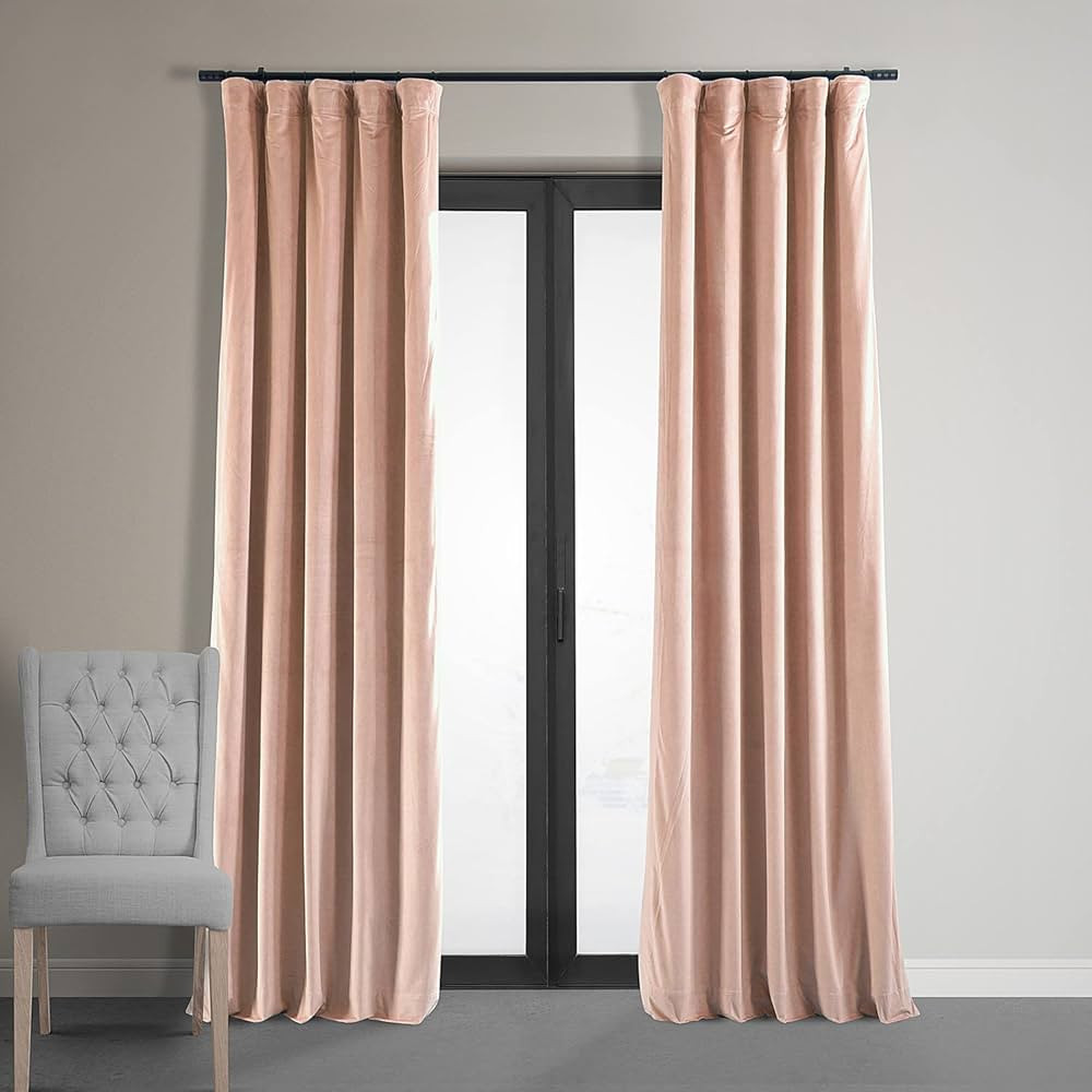 HPD Half Price Drapes Signature Velvet Blackout Curtains for Bedroom 50 X 108 (1 Panel), VPCH-180... | Amazon (US)