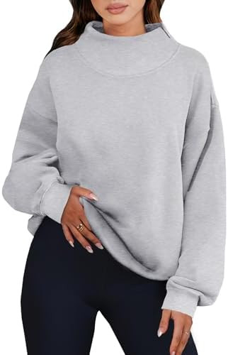 ANRABESS Womens Oversized Sweatshirts Turtleneck Pullover Long Sleeve Hoodies Tops 2025 Fall Fash... | Amazon (US)