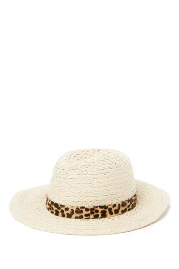 Genuine Calf Hair Banded Panama Hat | Nordstrom Rack