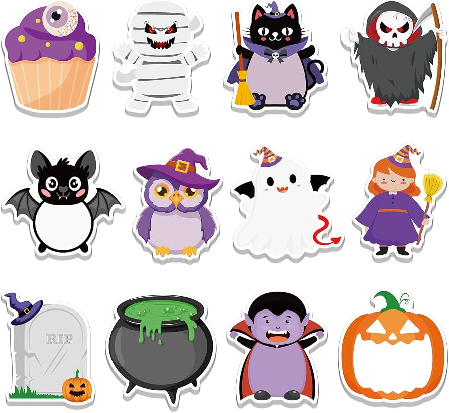 600 Halloween Sticky Notes, Cute Pumpkin Ghost Spider Memo Pads Halloween Note Pads for Trick or ... | Amazon (US)