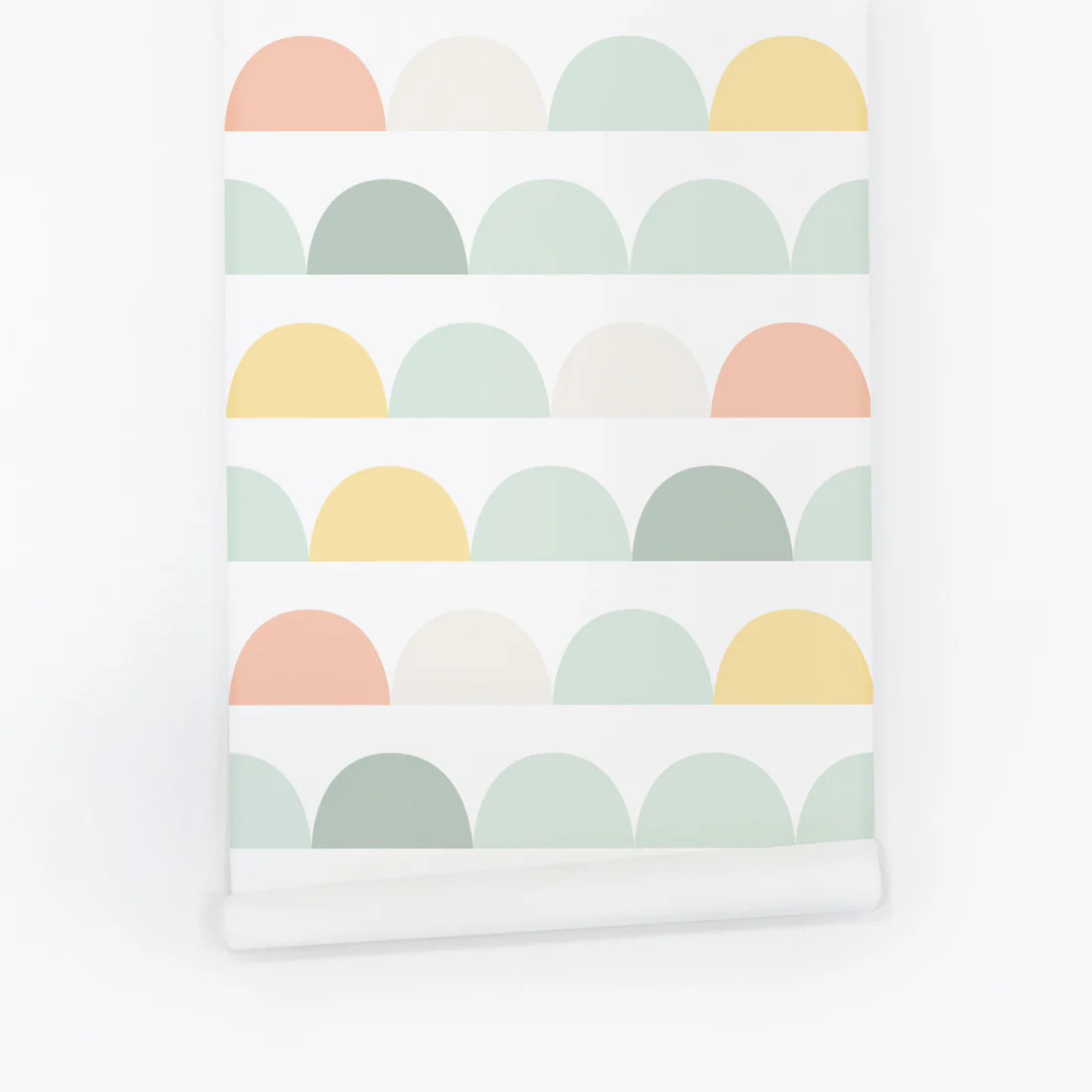 Light pastel clouds removable wallpaper | Livettes Wallpaper