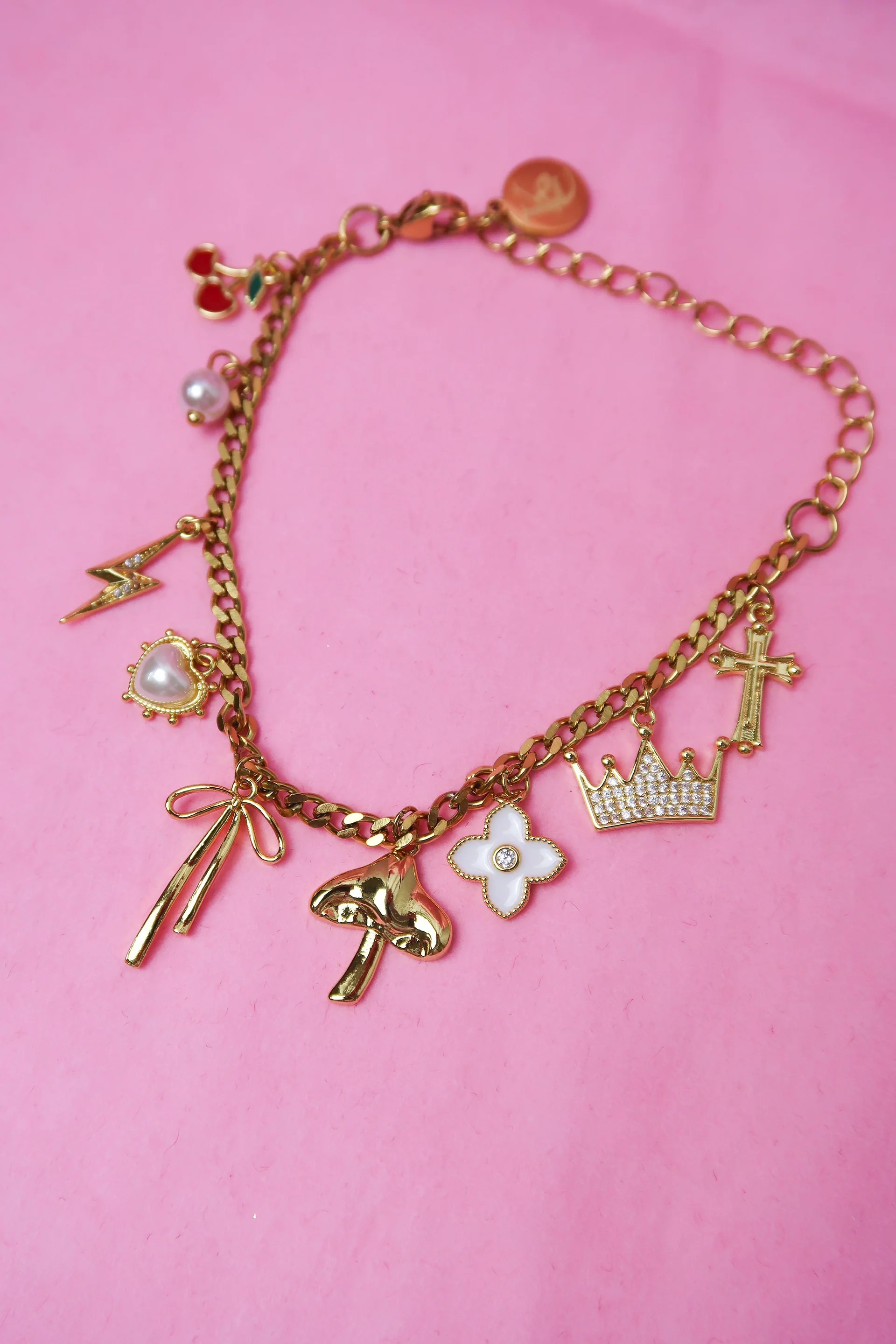 Brandi's 316L Stainless Steel Charm Bracelet | KC Chic Designs