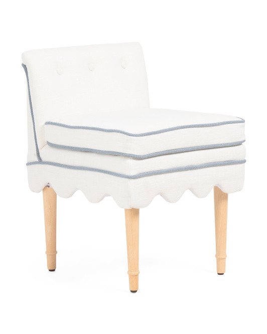18x26 Scalloped Bottom Dining Chair | TJ Maxx