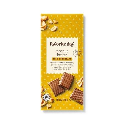Peanut Butter Milk Chocolate Bar - 3oz - Favorite Day™ | Target