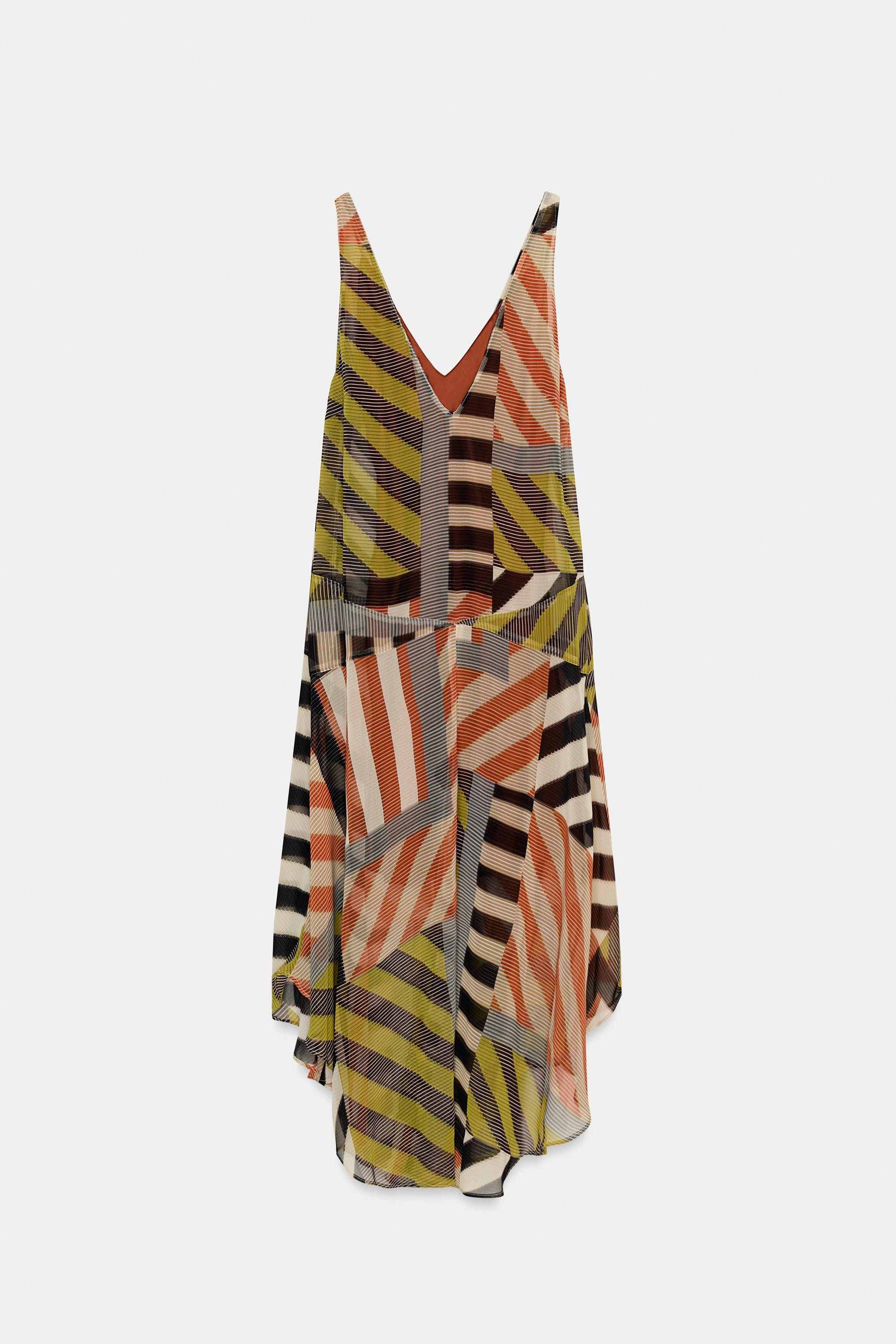 PATCHWORK PRINT DRESS | Zara IT